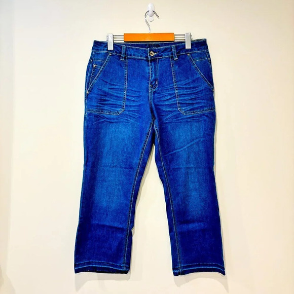 CREAM Blue Straight-Leg Denim Jeans | Size 30 * - Picture 6 of 8